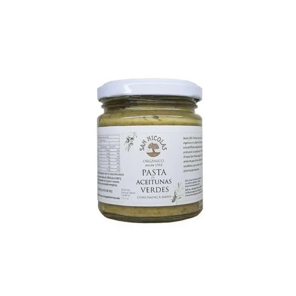 pasta de aceitunas verdes san nicolas x 170 grs