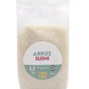 Arroz corto para sushi terrasana x 500 grs
