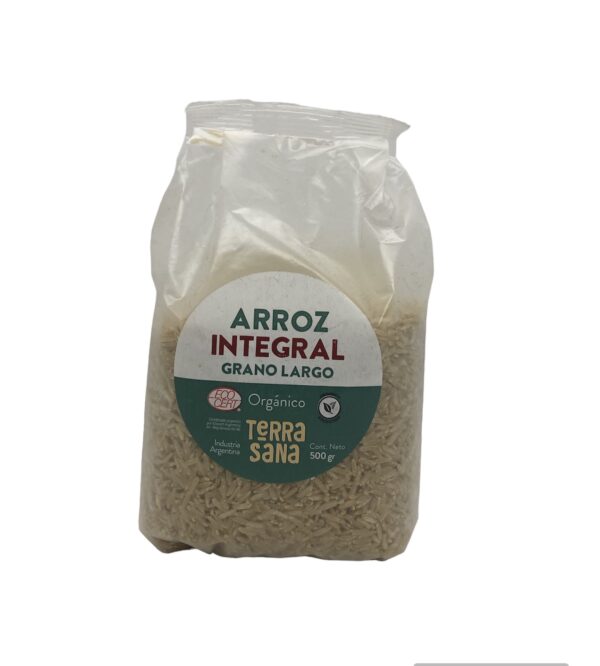 arroz integral grano largo terrasana x 500 grs