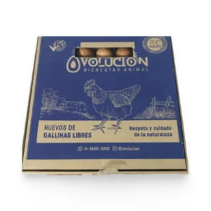 huevos pastoriles certificados en bienestar animal Ovolucion tamaño XL x 20 unidades