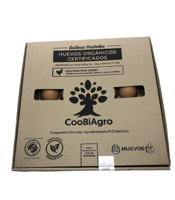 huevos organicos CooBiaAgro x 30 unidades