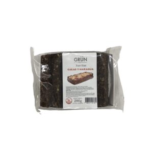 barritas de cacao y naranja grun x 200 grs