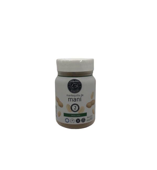 mantequilla de mani creamy Green Food makers x 400 grs