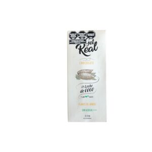 chocolate con leche de coco y flakes de arroz get real x 70 grs
