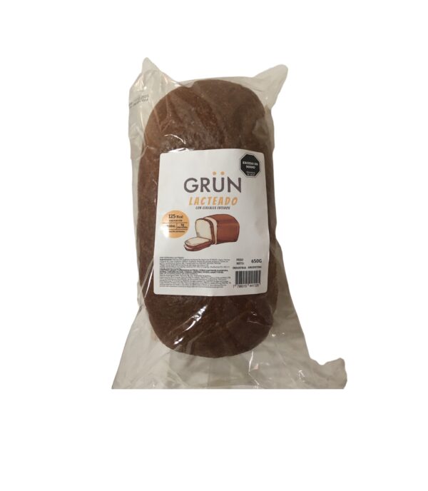 pan lacteado con cereales grun x 650 grs