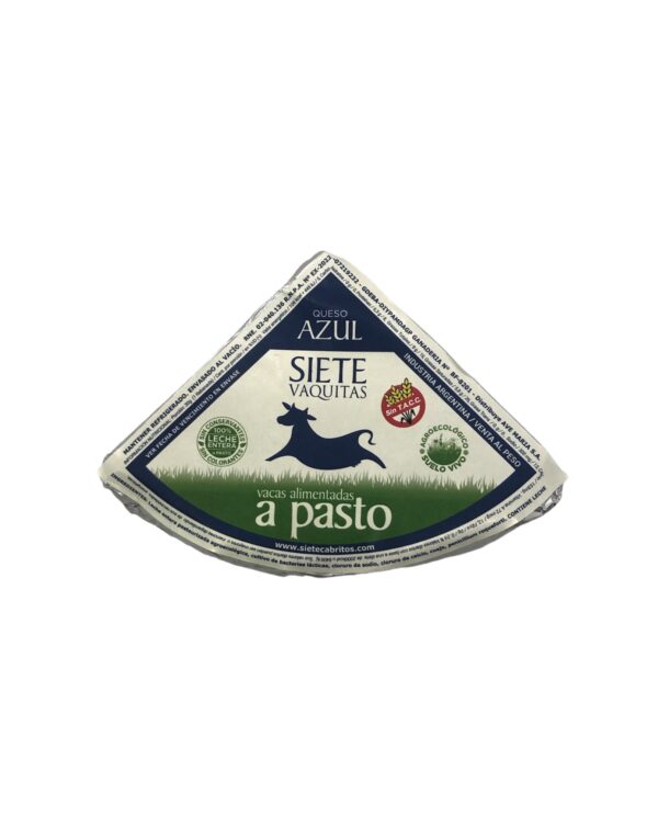 queso azul agroecologico 7 vaquitas x 250 grs aprox
