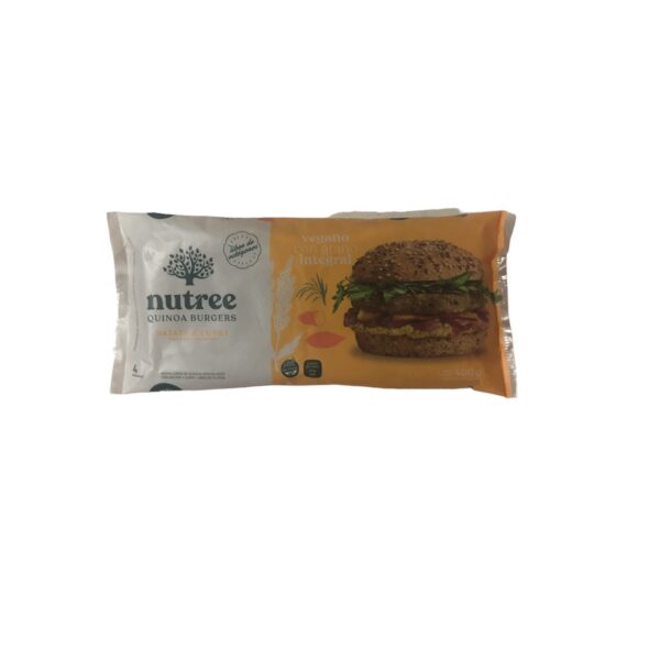 medallones de quinoa batata y curry (4u) nutree x 400 grs