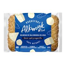 milanesas de soja organica rellenas de queso azul alkimyk x 460 grs