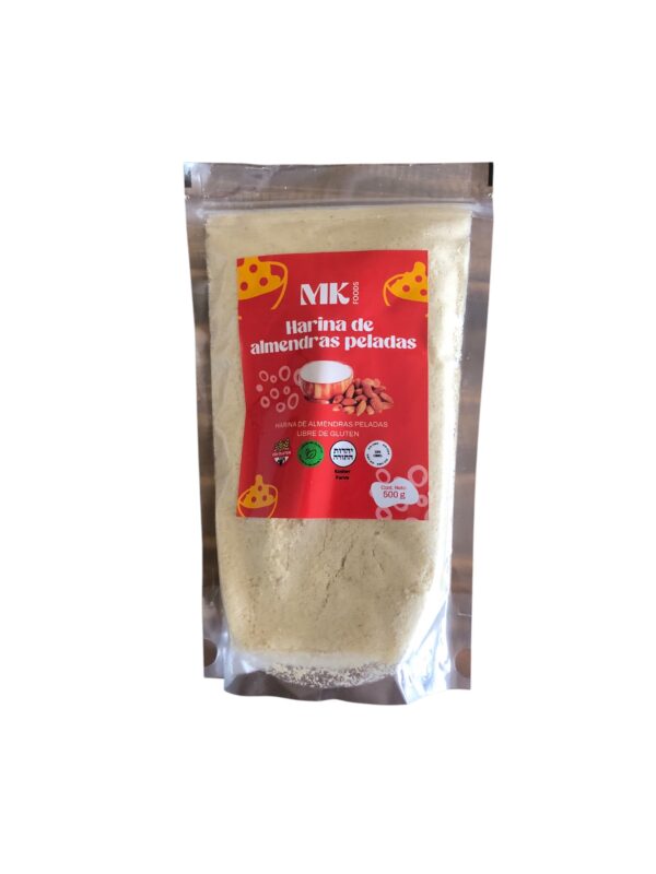harina de almendras peladas MK Organic x 500 grs