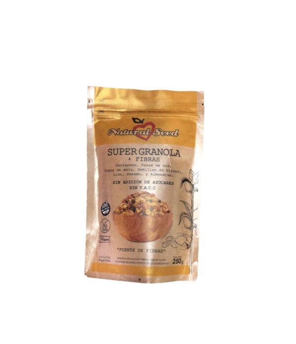 supergranola + fibras natural seed x 250 grs