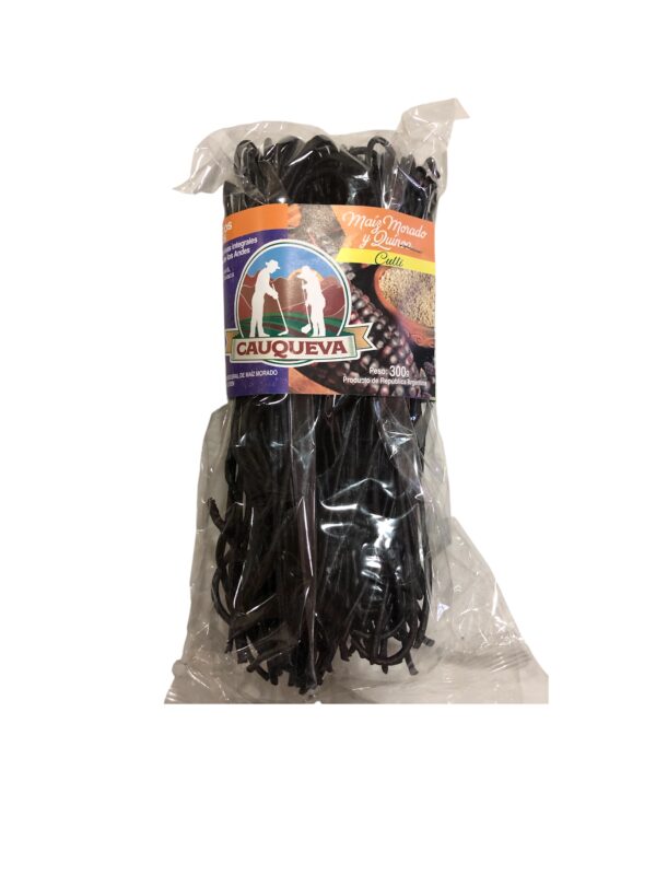 fideos de maiz morado y quinoa Cauqueva x 300 grs