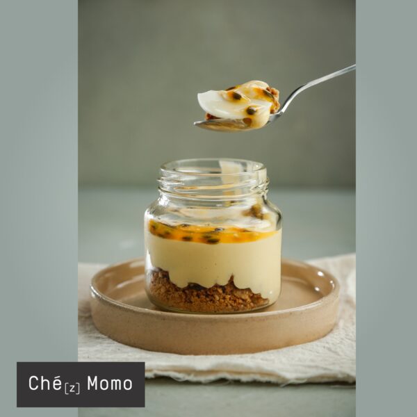 vasyto cheesecake maracuya sin azucar y sin gluten Chez Momo x 80 grs