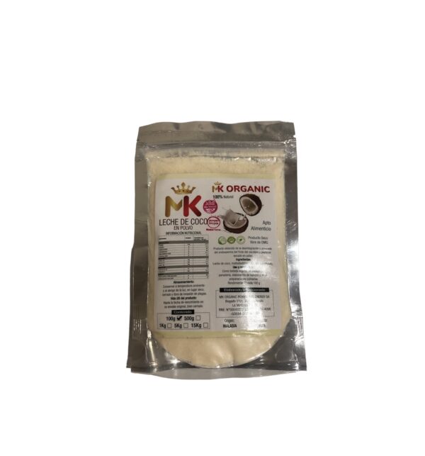 leche de coco pura y vegana MK Organic x 500 grs