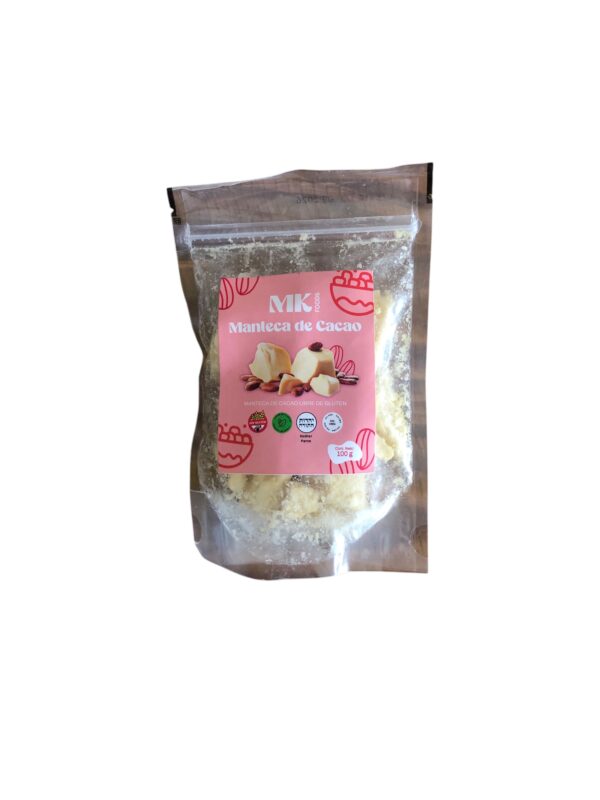 manteca de cacao MK foods x 100 grs