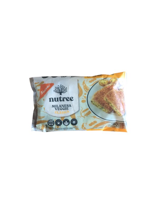 milanesa clasica de arvejas y arroz yamani nutree x 180 grs