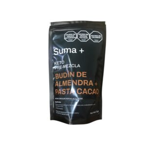 premezcla keto budin de almendra + pasta de cacao Suma+ x 170 grs