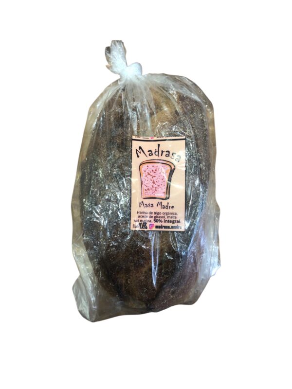 pan de molde de masa madre madrasa x 900 grs