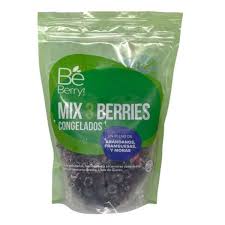 mix 3 berries congelados iqf beberry doypack x 500 grs