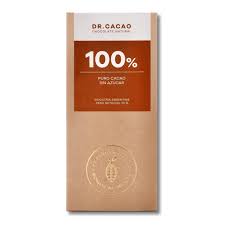 tableta 100% puro cacao s//azucar dr cacao x 50 grs