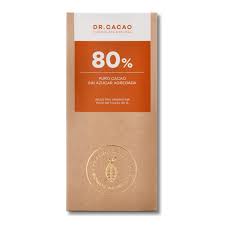 tableta 80% puro cacao s//azucar dr cacao x 50 grs
