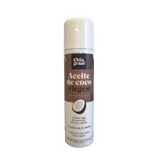 aceite de coco neutro en aerosol Chia graal x 190 ml