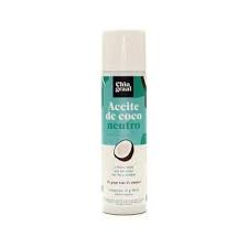aceite de coco virgen en aerosol Chia graal x 190 ml