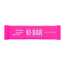 barra proteica natural sabor frutos rojos ki-bar x 40 grs