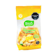 mini tostadas sabor queso gluten free bio x 130 grs
