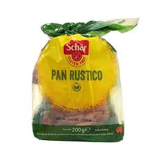 pan rustico multigrano gluten free schar x 200 grs
