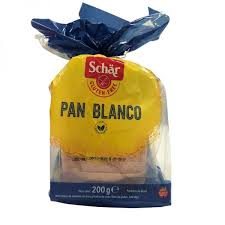 pan blanco tradicional gluten free schar x 200 grs