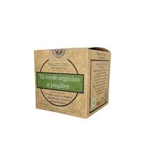 te verde organico & jenjibre wallys x 30 grs