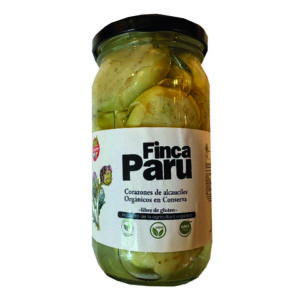 corazones de alcaucil en salmuera finca paru x 330 grs