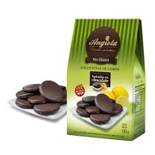 galletitas de limon bañadas en chocolate sin tacc Angiola x 130 grs