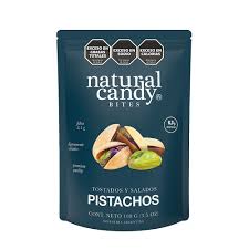 pistachos tostados y salados Natural candy x 100 grs