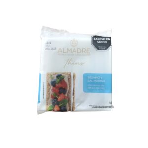 thins de masa madre sesamo y sal marina almadre x 160 grs