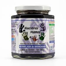 Mermeladas organicas nuestras manos x 400 grs - arandanos