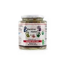 mermelada organica nuestras manos x 400 grs - manzana
