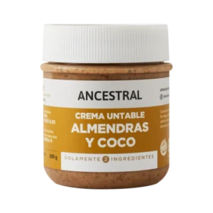 cremas untables ancestral x 200 grs - ALMENDRAS Y COCO
