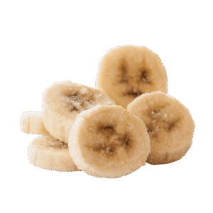 bananas organicas en rodajas congelada x 250 grs