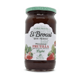 mermelada light de frutilla el brocal x 400 grs