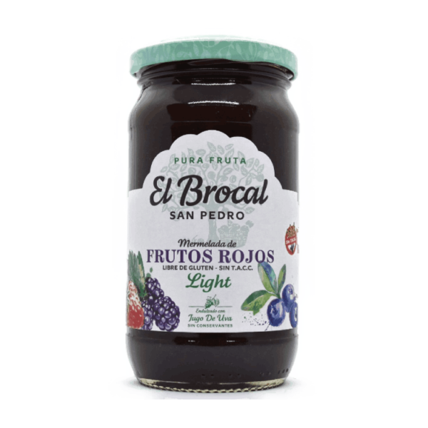 mermelada light de frutos rojos el brocal x 400 grs