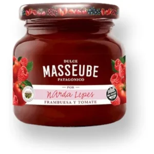 mermelada de frambuesa y tomate masseube x 280 grs