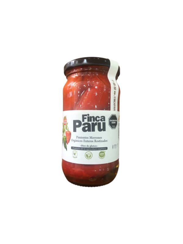 morrones asados en conserva finca paru x 330 grs