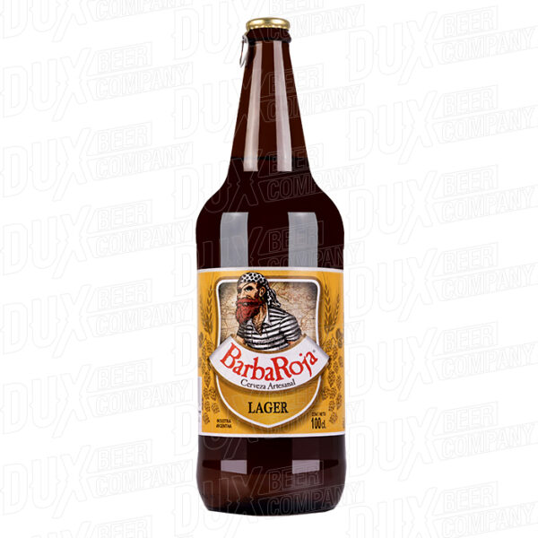 cerveza artesanal lager sin alcohol barba roja x 330 cc