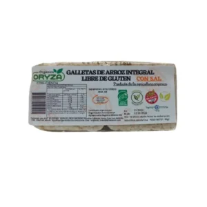 galletas de arroz integral cuadradas con sal oryza x 70 grs