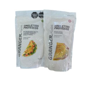 "Promo" premezcla omelettes proteicos sabor albahaca x 245 grs + premezcla omelettes proteicos sabor jamon y queso x 315 grs  Granger