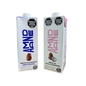 "Promo" Bebida de almendra natural + bebida de almendra y coco x 1lt Amande