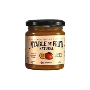 untable de fruta natural mango y maracuya jumbalay x 190 grs