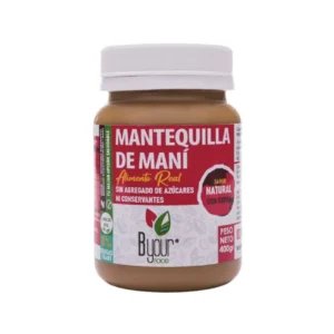 mantequilla de mani natural Byour food x 400 grs