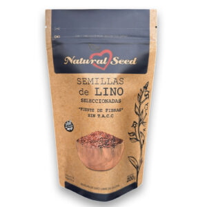 semillas de lino seleccionadas natural seed x 200 grs